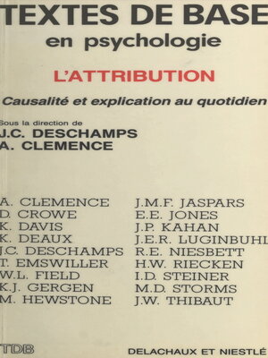 cover image of L'Attribution